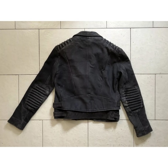 The Kooples Leather biker jacket Lambskin coat xs - Picture 3 of 8